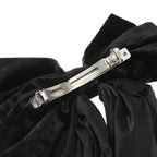 Winter Velvet Large Wedding Korean Fashion Black Red Christmas Hair Accessory