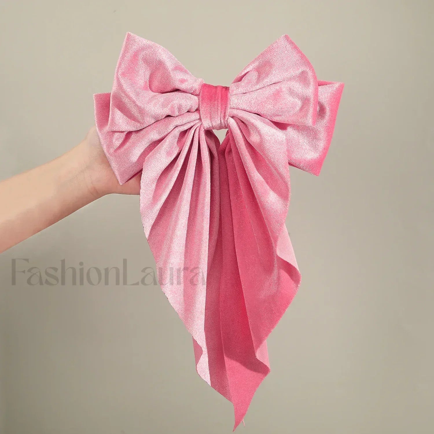 Winter Velvet Large Wedding Korean Fashion Black Red Christmas Hair Accessory