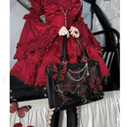 Y2K Labyrinth Butterfly Spider Chain DIY Transparent Lolita Gothic Bag