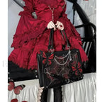 Y2K Labyrinth Butterfly Spider Chain DIY Transparent Lolita Gothic Bag